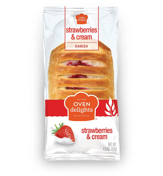 Oven Delights Strawberries & cream Danish