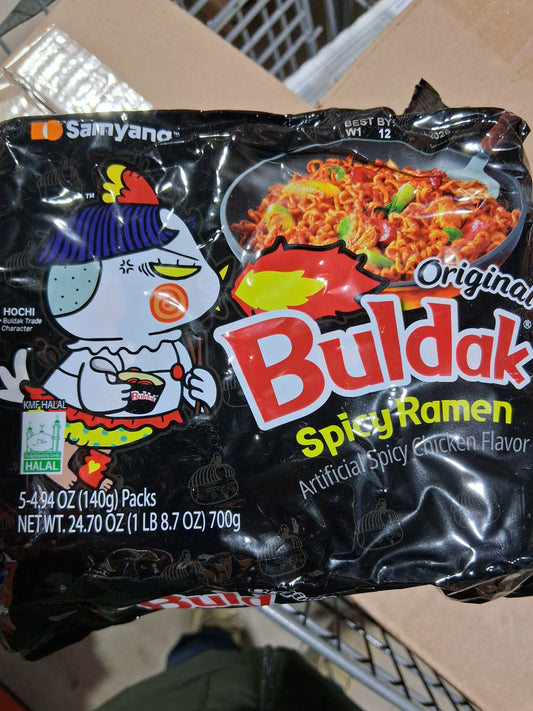 Buldak spicy roman original 5-4.94oz packs