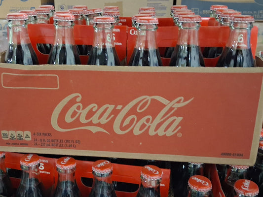 Coca Cola glass bottle 8oz 24 count