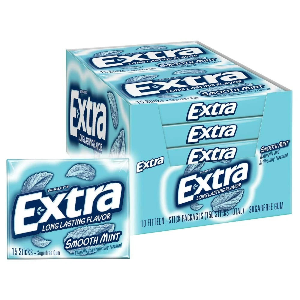 Extra Gum Smooth Mint Slim 15Pck