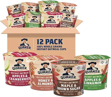 QUAKER INSTANT OATMEAL MIX 12 count