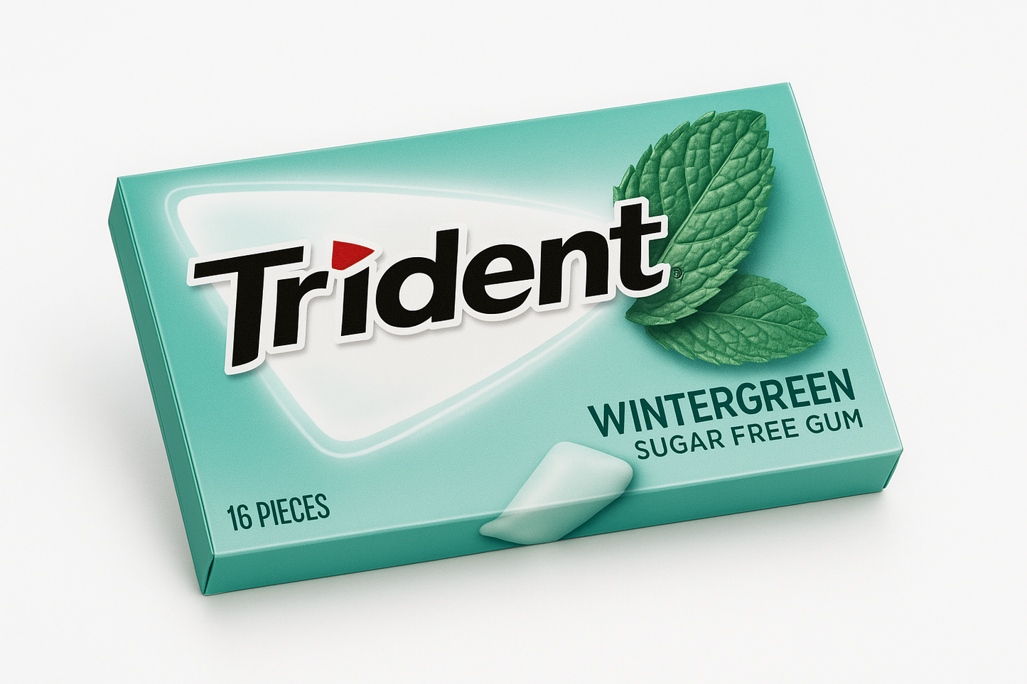 Trident Gum Wintergreen Sugar Free 16 Pc