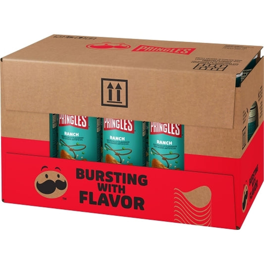 Pringles Ranch Crisps, 5.5 Ounce 14 per case.