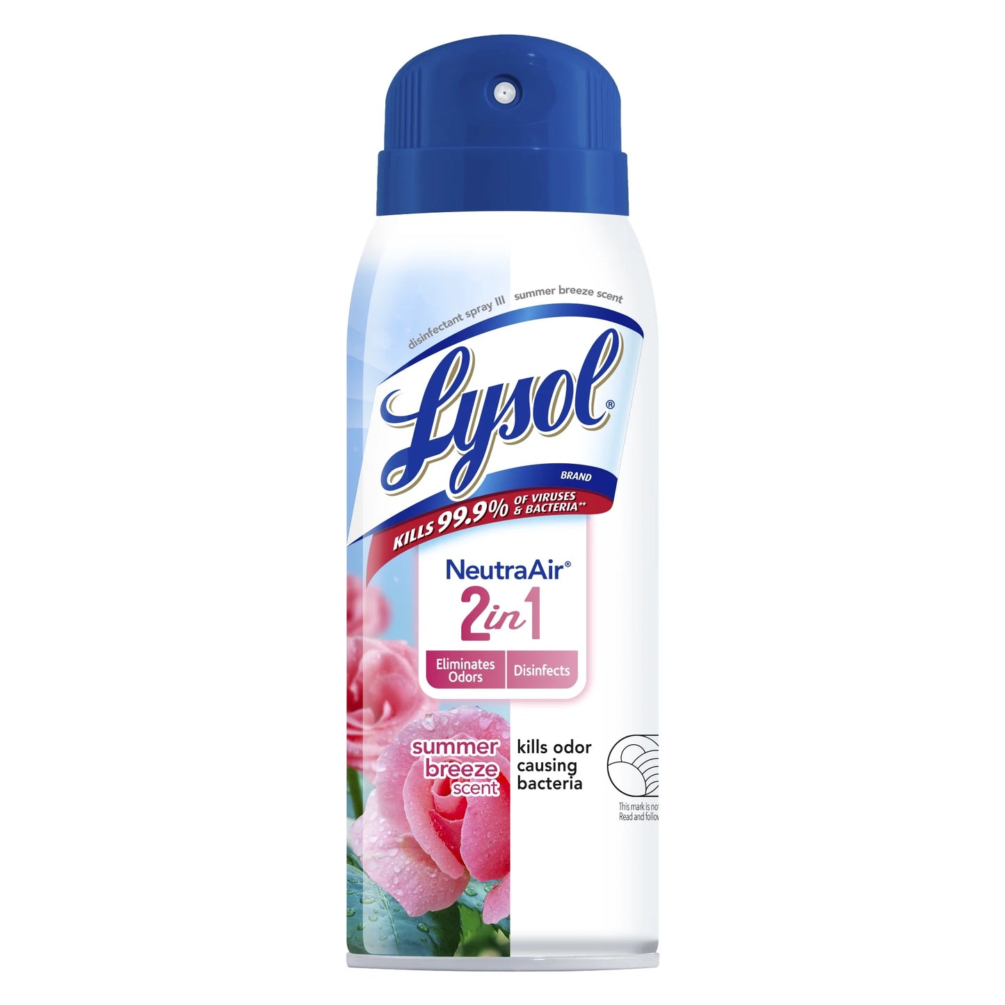 Lysol Lysol Neutraair Disinfectant Spray 2 in 1: Eliminates Odors and Disinfects Summer Breeze 10 Fl. Oz