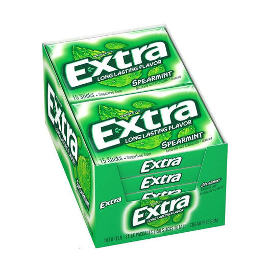 Extra Spearmint Variety Pack, Chewing Gum, 15 Pc., 18 Pk.