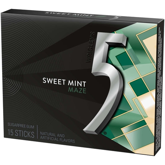 5 Gum Mystery Mint Maze 10-15PCK