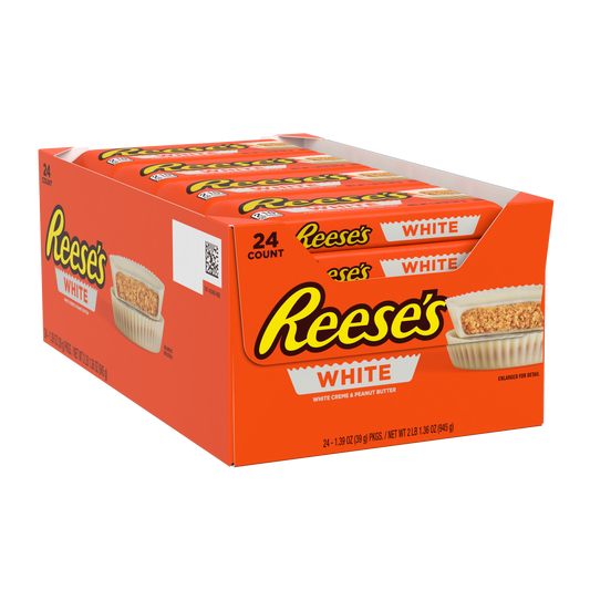 Hersheys Reeses White Chocolate 1.39 Oz (24-Pack) Chocolate