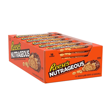 Reese's Reeses NutRageous Milk Chocolate Candy Bar, 1.66 Oz, 18/Box (HEC10930) | Quill