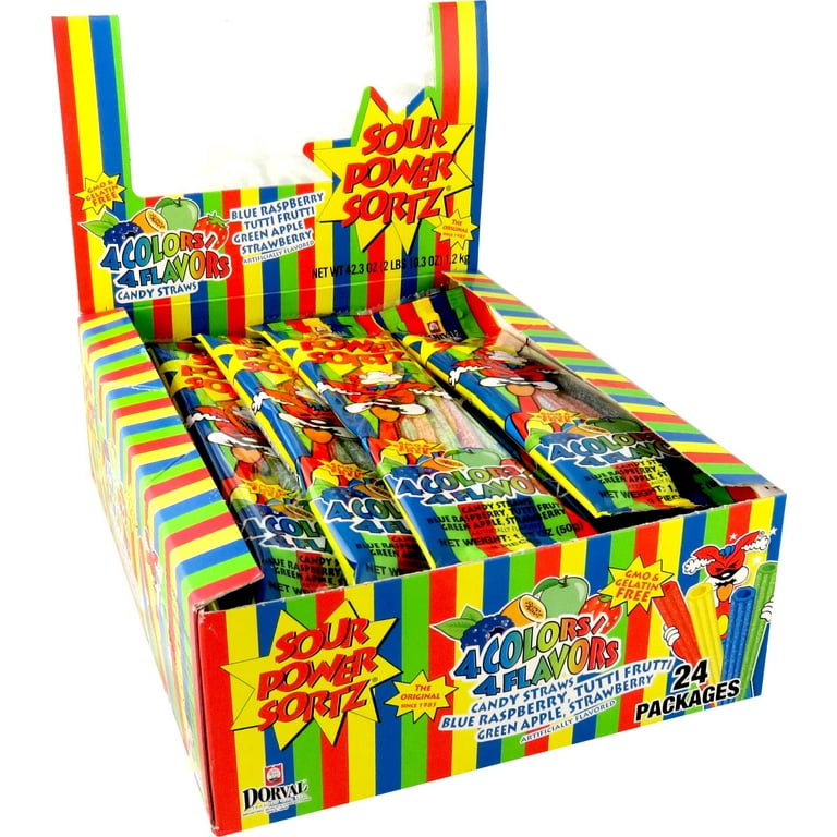 Sour Power Sortz Straws (Pack of 24)