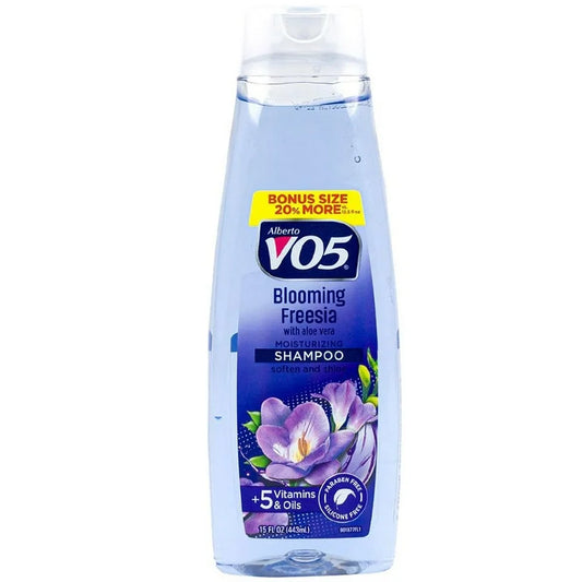 Alberto VO5 Moisturizing Shampoo Blooming Freesia 15Oz, (6 Count)
