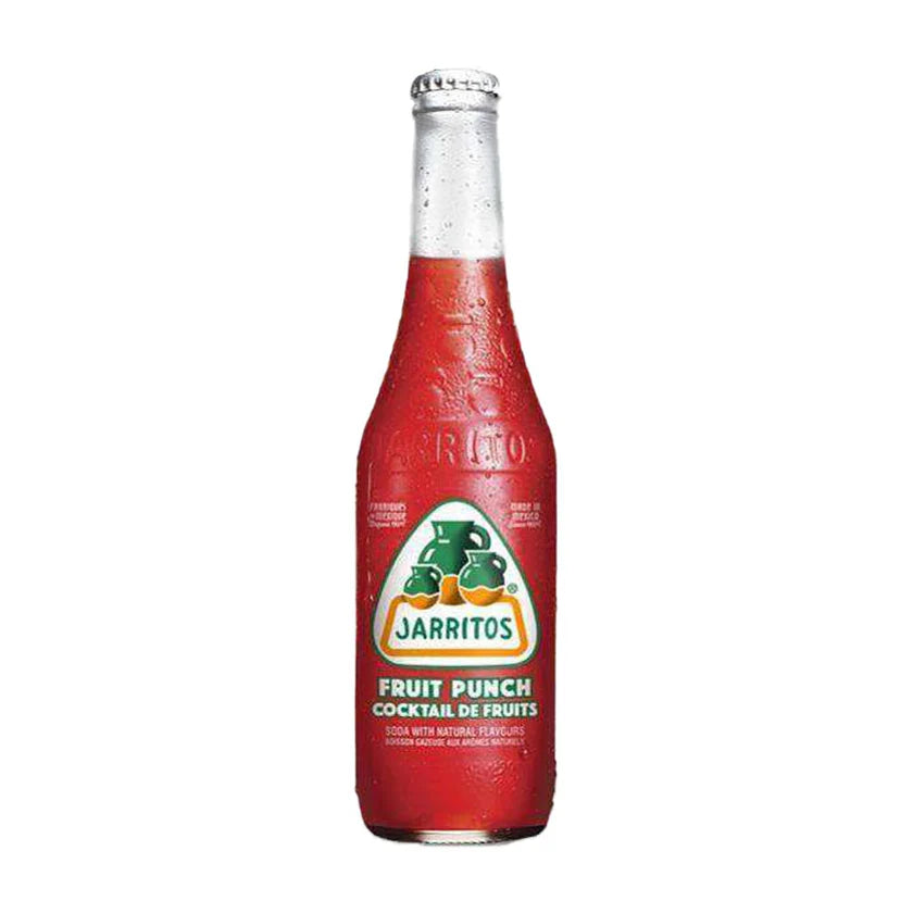 Jarritos Fruit Punch Soda (12.5 fl oz Glass Bottle)