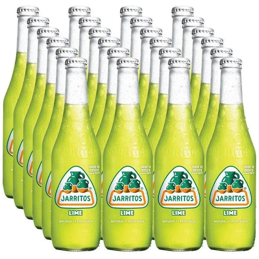 Jarritos Lime Natural Flavor Soda (12.5 fl oz Glass Bottle)