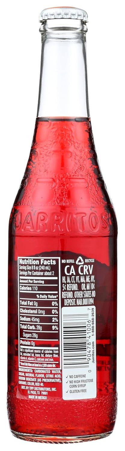 Jarritos Jamaica Hibiscus Soda (12.5 fl oz Glass Bottle)