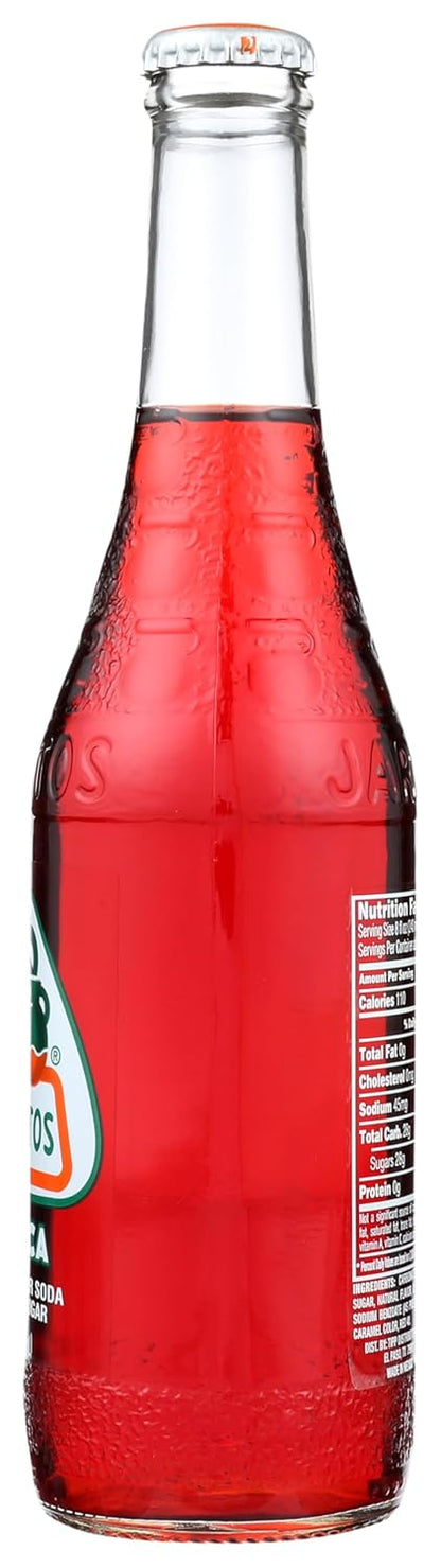 Jarritos Jamaica Hibiscus Soda (12.5 fl oz Glass Bottle)