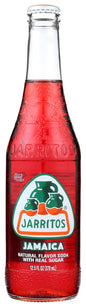 Jarritos Jamaica Hibiscus Soda (12.5 fl oz Glass Bottle)
