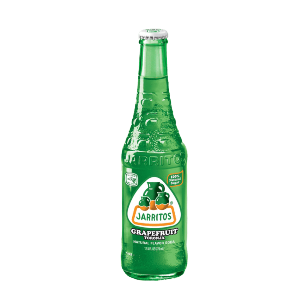 Jarritos Grapefruit Soda (12.5 fl oz Glass Bottle)