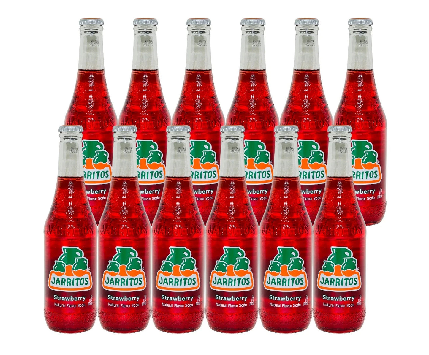Jarritos Strawberry Soda (12.5 fl oz Glass Bottle)