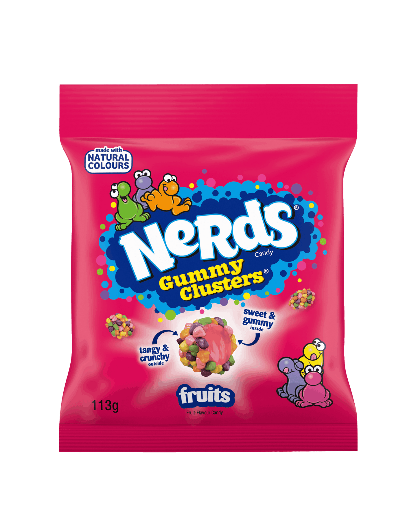 Nerds Gummy Cluster Rainbow Fruits 113g, (10 Count)