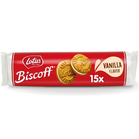 Biscoff, Sandwich Cookies Vanilla Cream, 5.29 Oz(Case Of 9)