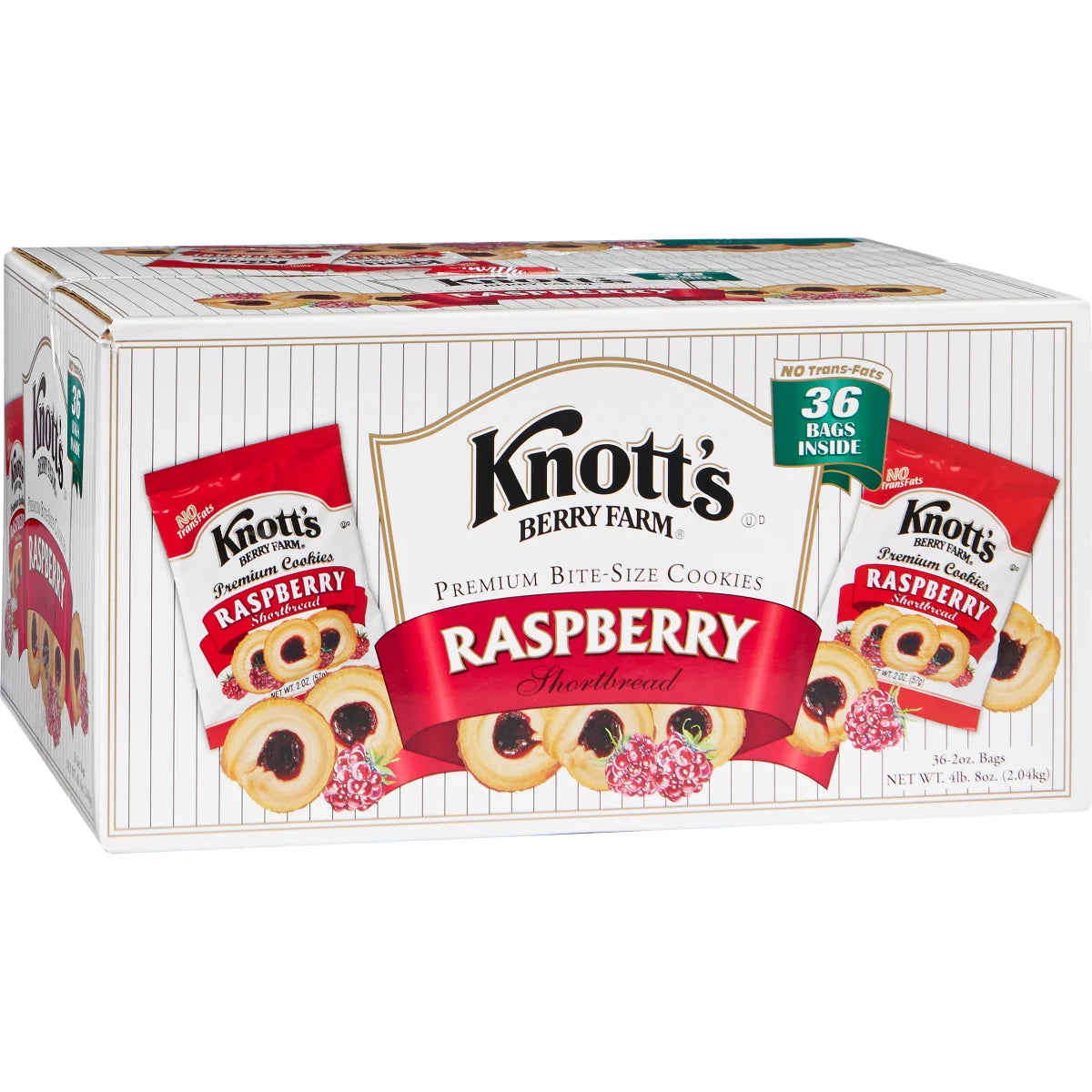 Knott's Berry Farm Raspberry Cookies, 2 Oz , Box of 36