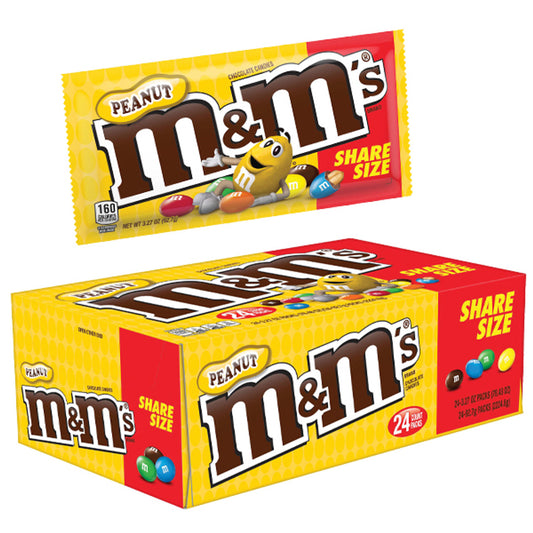 M&Ms 3.14 Oz Peanuts Share Size