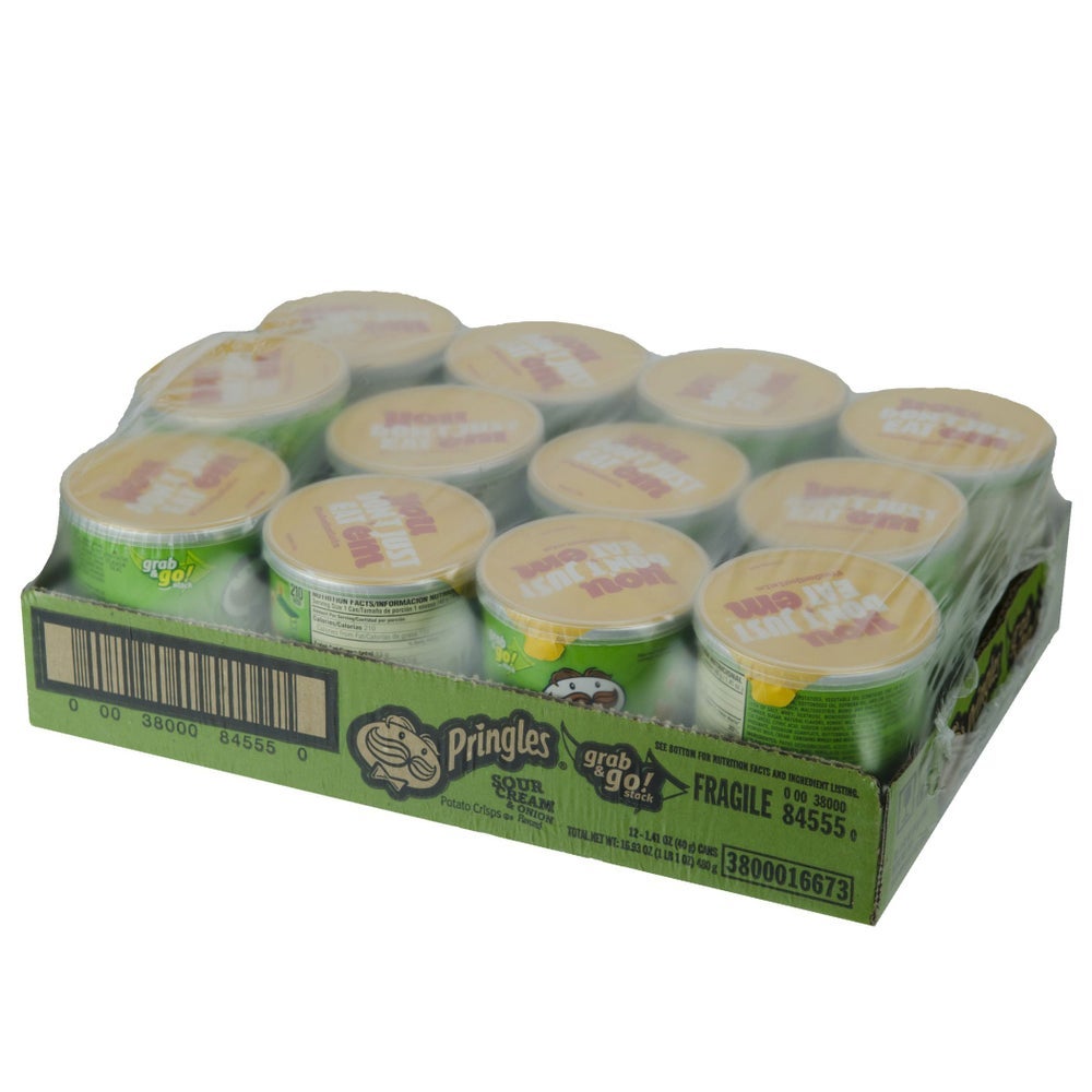 Pringles Sour Cream & Onion Potato Crisps 1.41 Oz