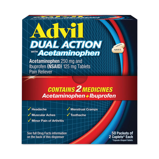 Advil Dual Action 50/2pk Tab