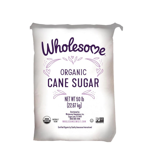 Wholesome Organic Cane Sugar 50LB