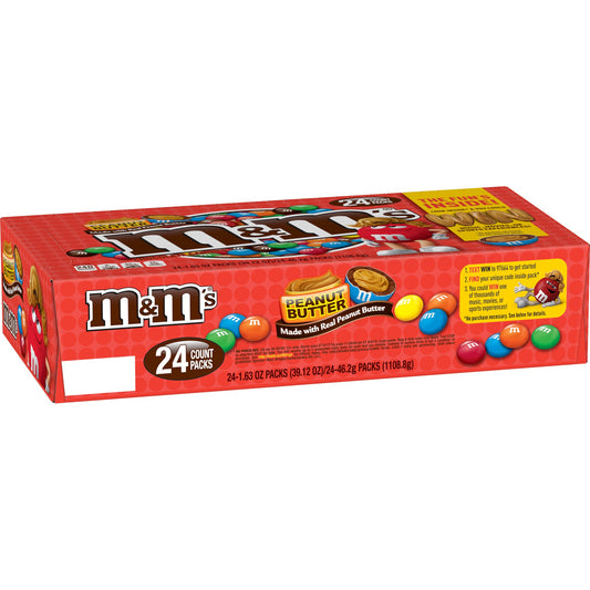 M&M's Peanut Butter Chocolate Candy - 1.63 Oz