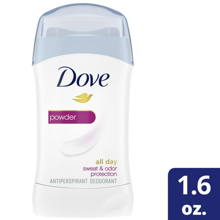 Dove Invisible Solid Deodorant, Powder-1.6 oz (6 Count)