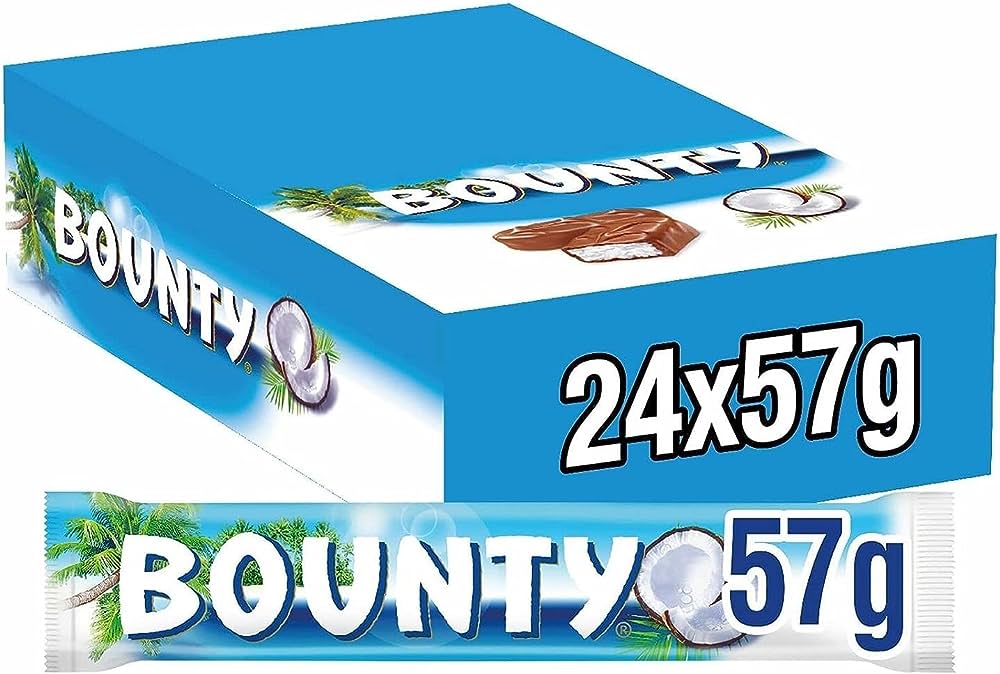 Bounty Milk Chocolate 24-57g