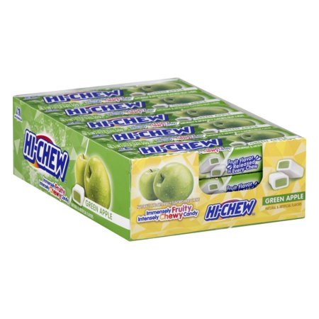 Hi Chew Stick Green Apple 1 76 Ounce Pack of 15