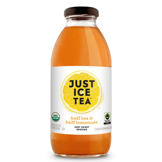 Just Ice Tea Half Tea & Half Lemonade 16 Fl Oz