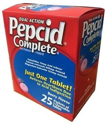 Pepcid Complete Dual Action 1 Tablet, (25 Count) Medicine