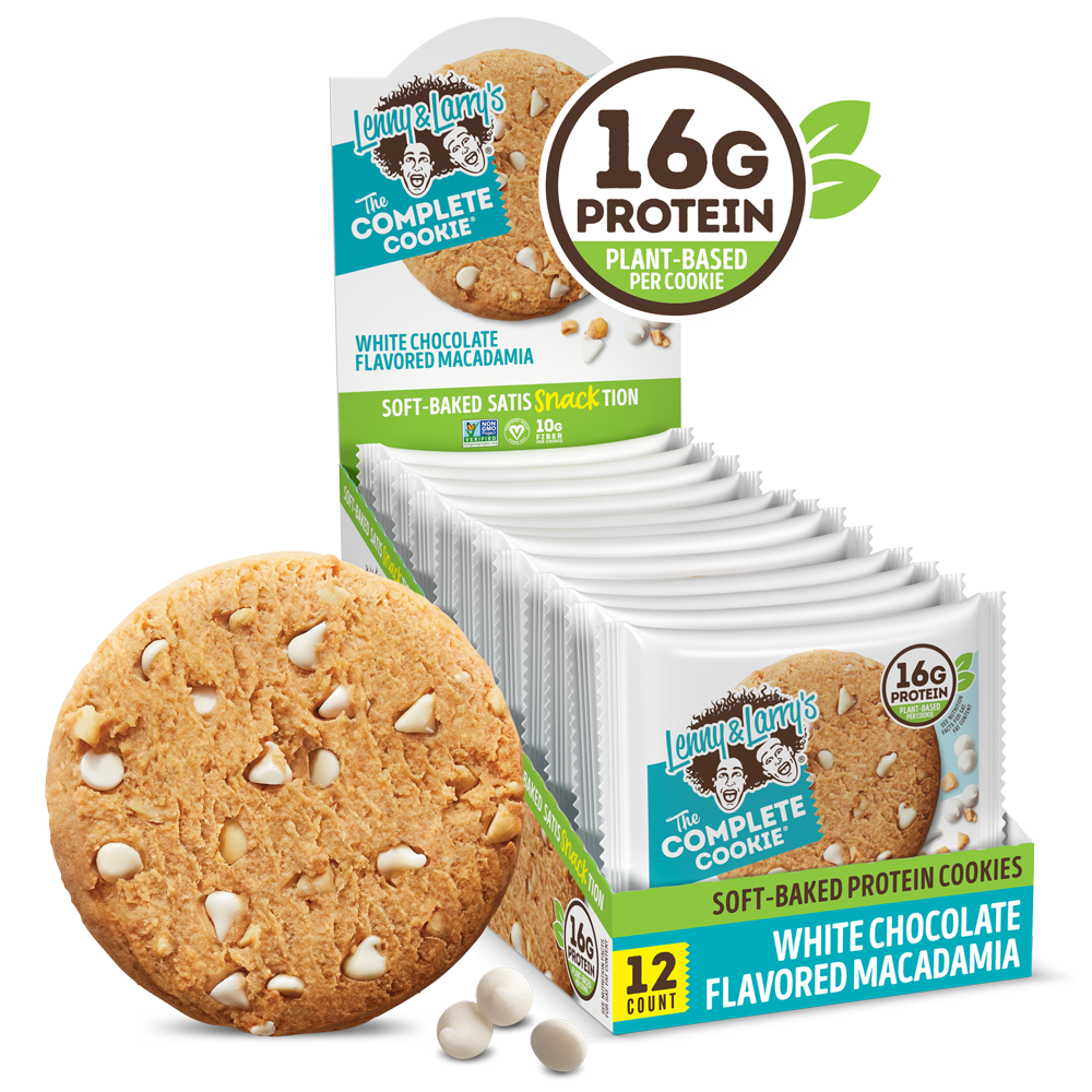 Lenny & Larry's Complete Cookie White Chocolate Macadamia - 12 X 113g