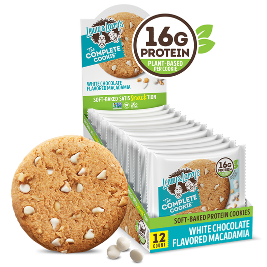 Lenny & Larry's Complete Cookie White Chocolate Macadamia - 12 X 113g