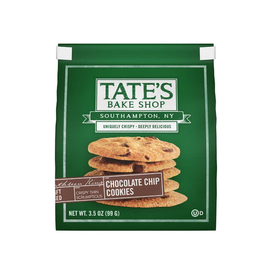 Tate's Bake Shop Chocolate Chip Cookies 12/3.5 oz per bag
