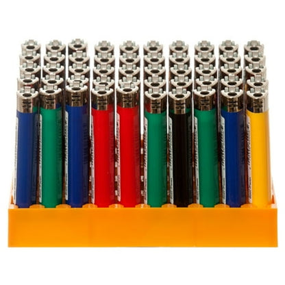 Big Bic Full Size Maxi Lighters Tray Display Of 50 + 3 Special Edition Lighters