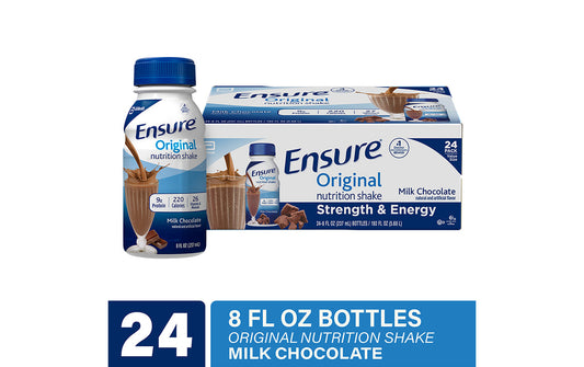 Ensure Original Nutrition Milk Chocolate Meal Replacement Shake 8 Fl Oz (24 Ct)
