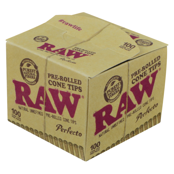 Raw Perfecto Pre-rolled Cone Tips - 100pc