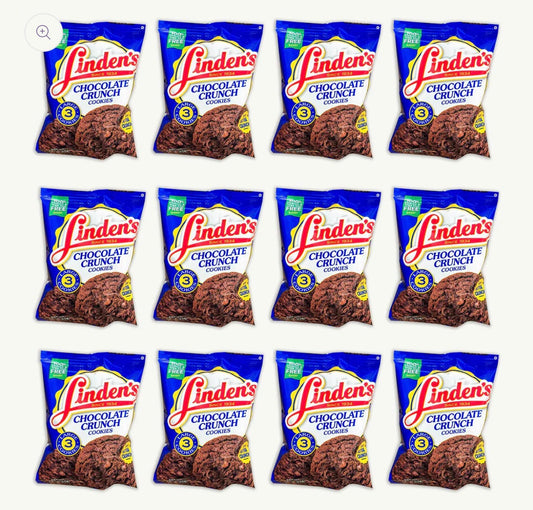 Linden's Cookies: Butter Crunch, Chocolate Chip and Chocolate Crunch | 12 Pack BLUE