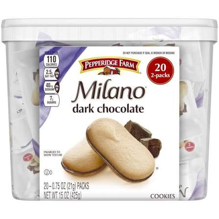 Milano Dark Chocolate 20ct