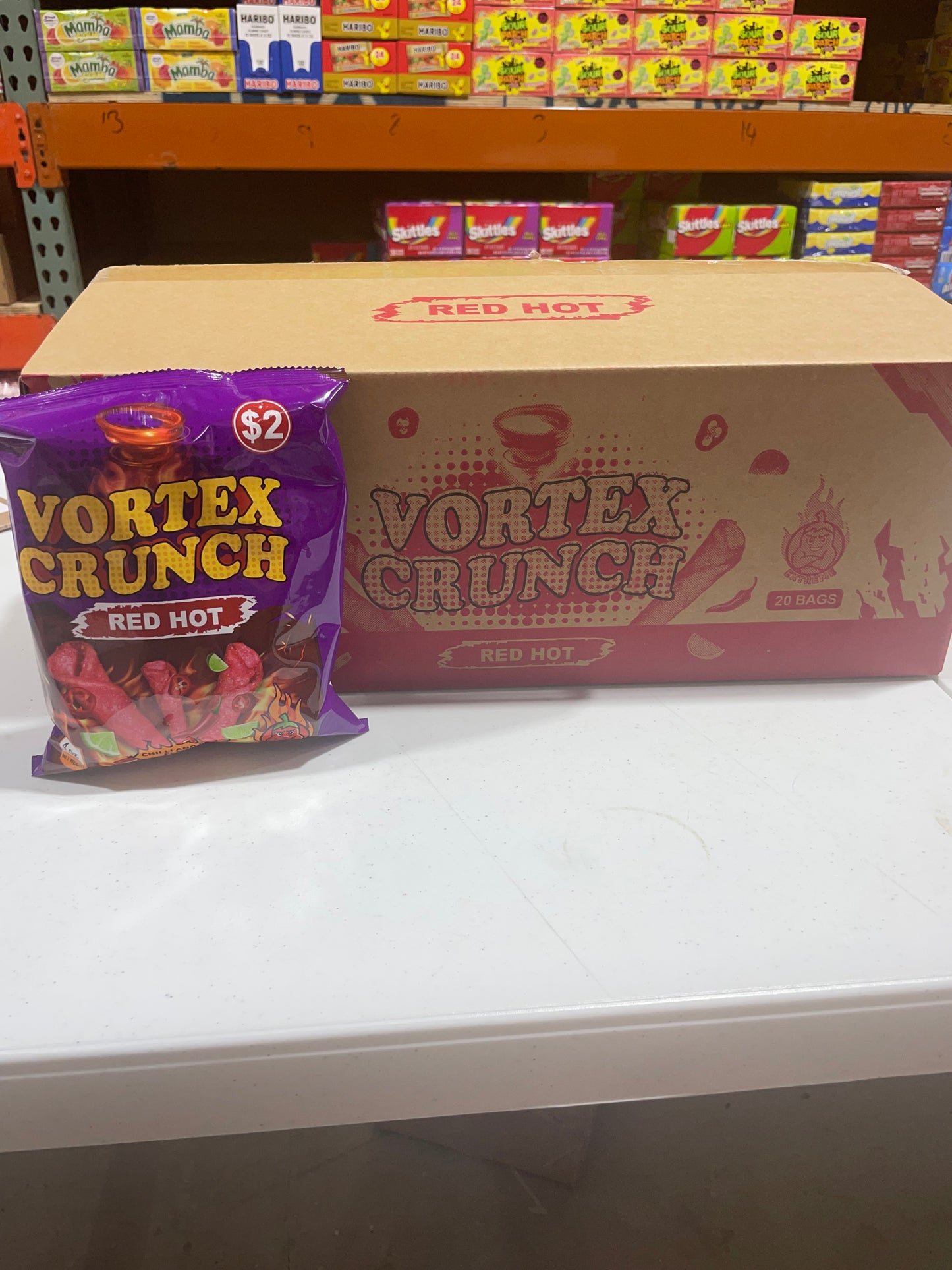 Vortex Crunch Red Hot 20-4Oz