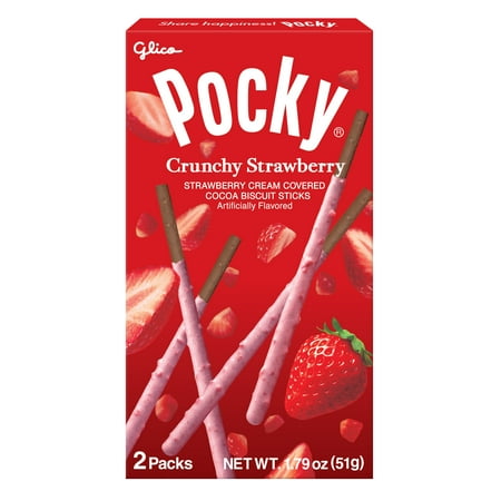 POCKY Crunchy Strawberry.