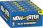 Now and Later Original Blue Raspberry Taffy Chews Candy 0.93oz (Box of 24).