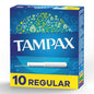 Tampax Regular Tampons with Flushable Cardboard Applicator - Regular - 10 ct