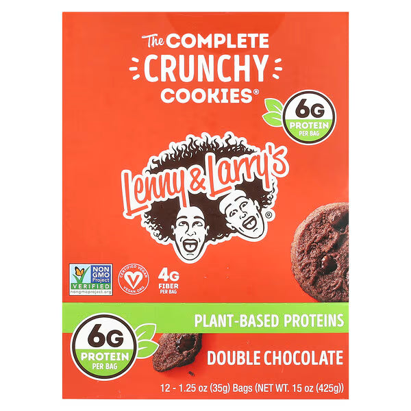 LENNY & LERRY'S Crunchy Protein Cookies Double Chocolate 12-1.25oz
