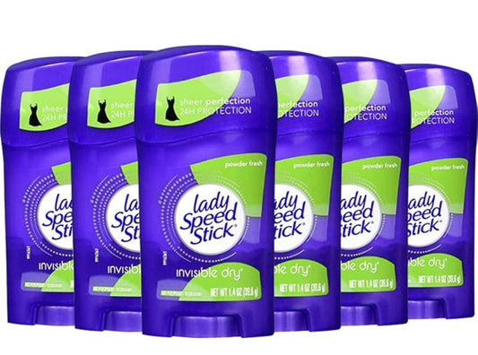 Lady Speed Stick Powder Fresh 6-1.4Oz