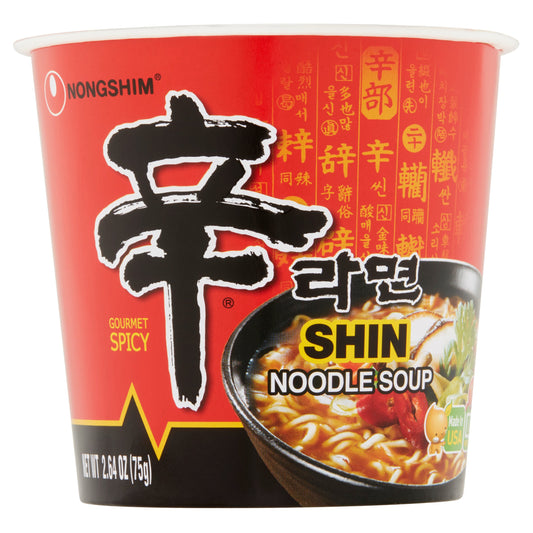 Nongshim Shin Cup 2.64 Oz 6 Ct