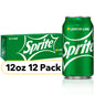 Sprite Original Lime Soda Can 12Oz, (12 Count)